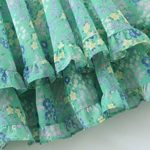 Mini Tie On Shoulder Dress Spring - Picture 7 of 9